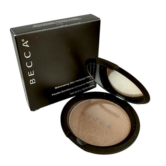 BECCA ~ SHIMMERING SKIN PERFECTOR POWDER ~ OPAL ~ 0.28 OZ Highlighter Full Size - Picture 7 of 14